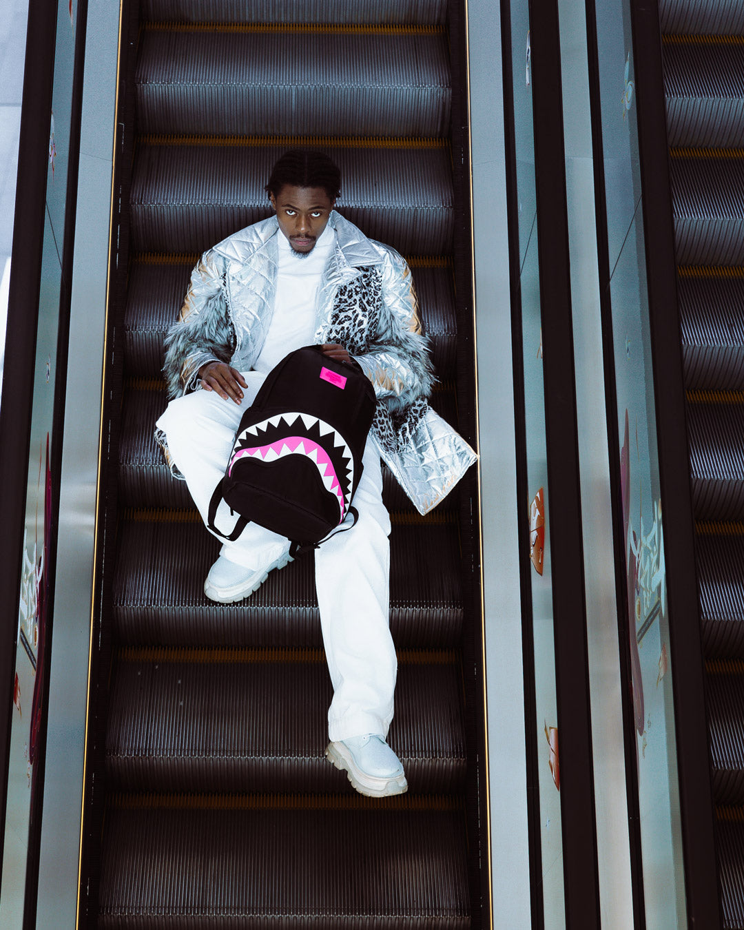 SPRAYGROUND SHARK CENTRAL 2.0 NEON VENOM BACKPACK