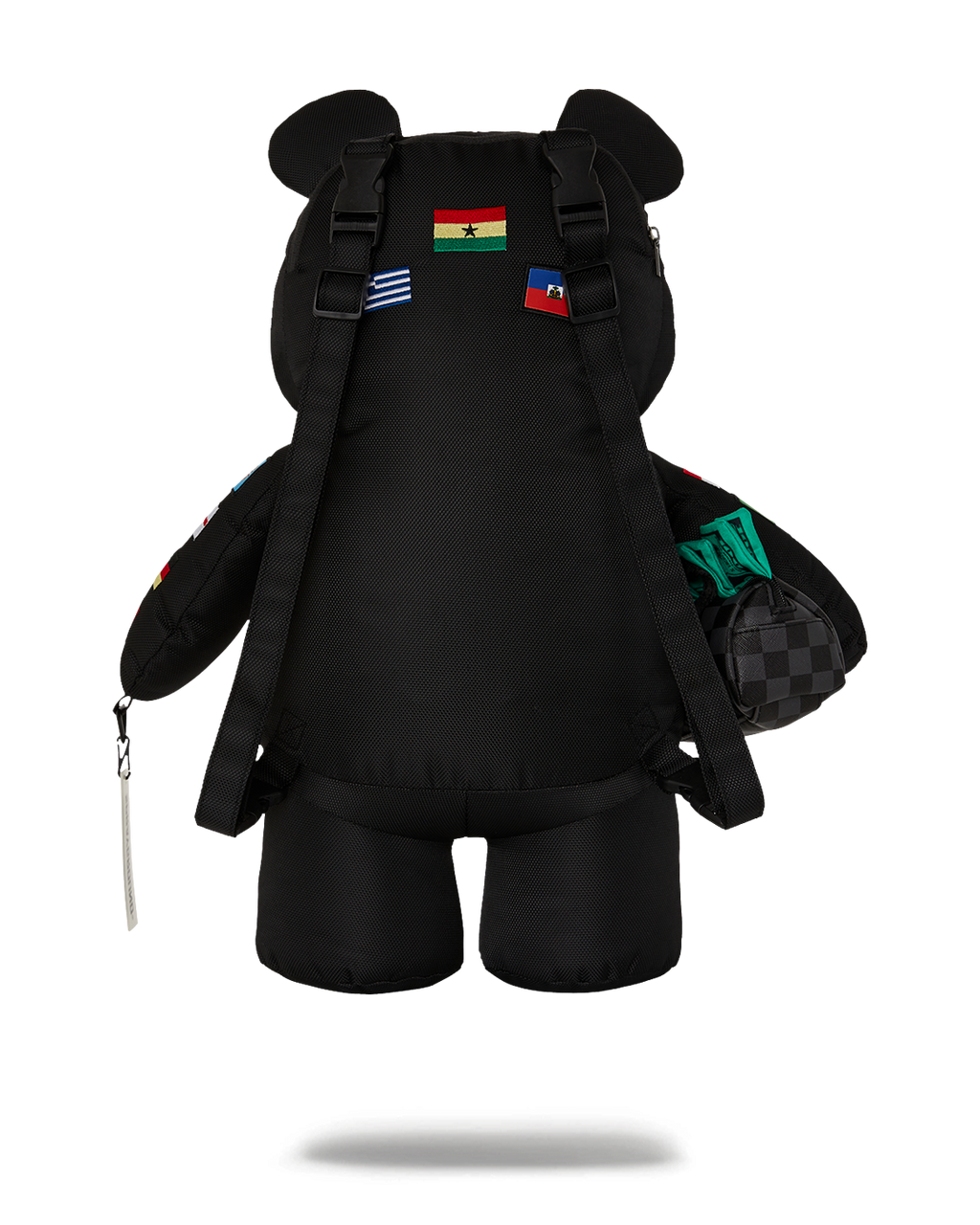SPRAYGROUND JAMES FIRST CLASS GLOBAL FLAGS MONEYBEAR BACKPACK