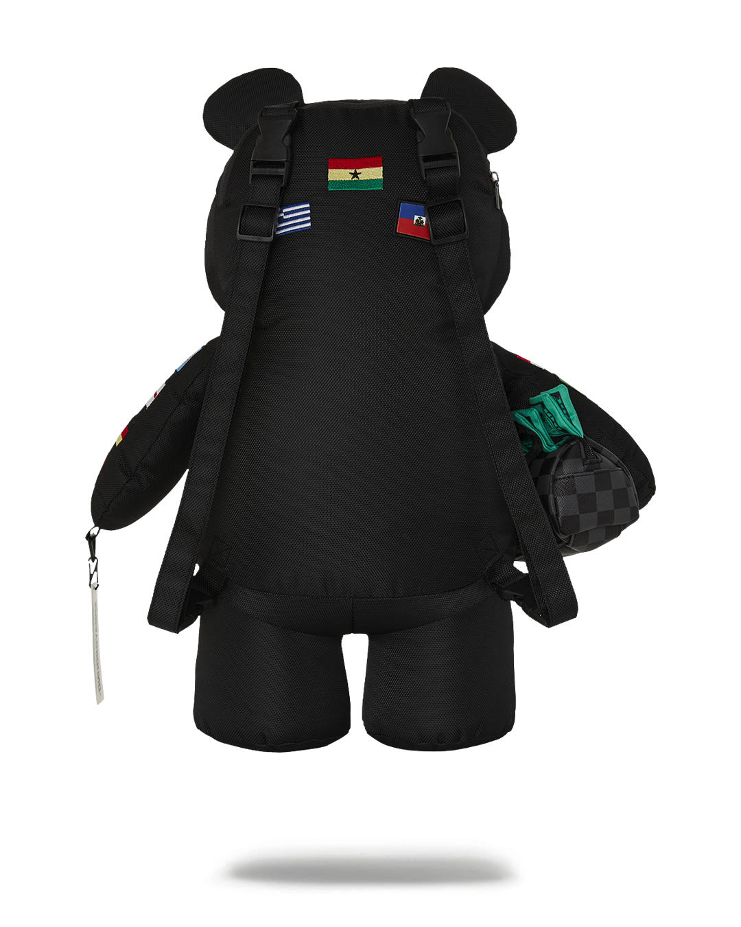 SPRAYGROUND JAMES FIRST CLASS GLOBAL FLAGS MONEYBEAR BACKPACK
