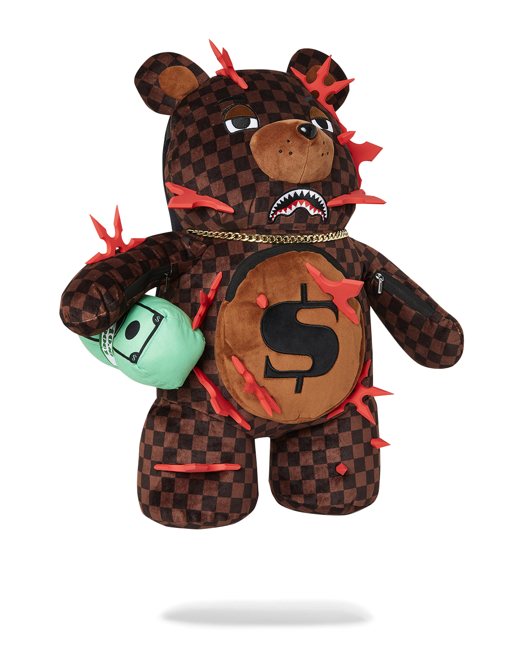 SPRAYGROUND OUCH, WHATEVER MONEYBEAR BACKPACK
