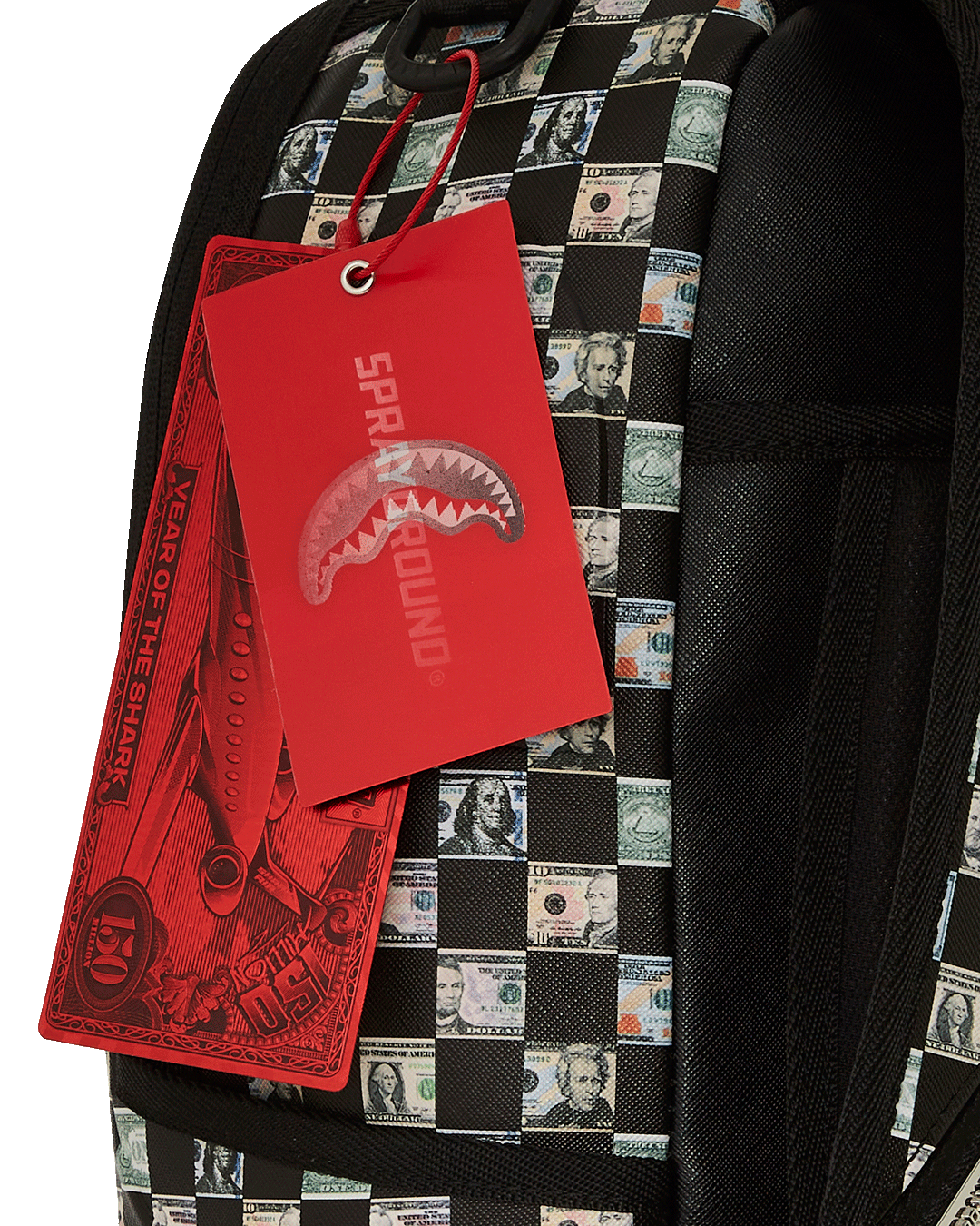SPRAYGROUND CHECKS CASHED DLX BACKPACK
