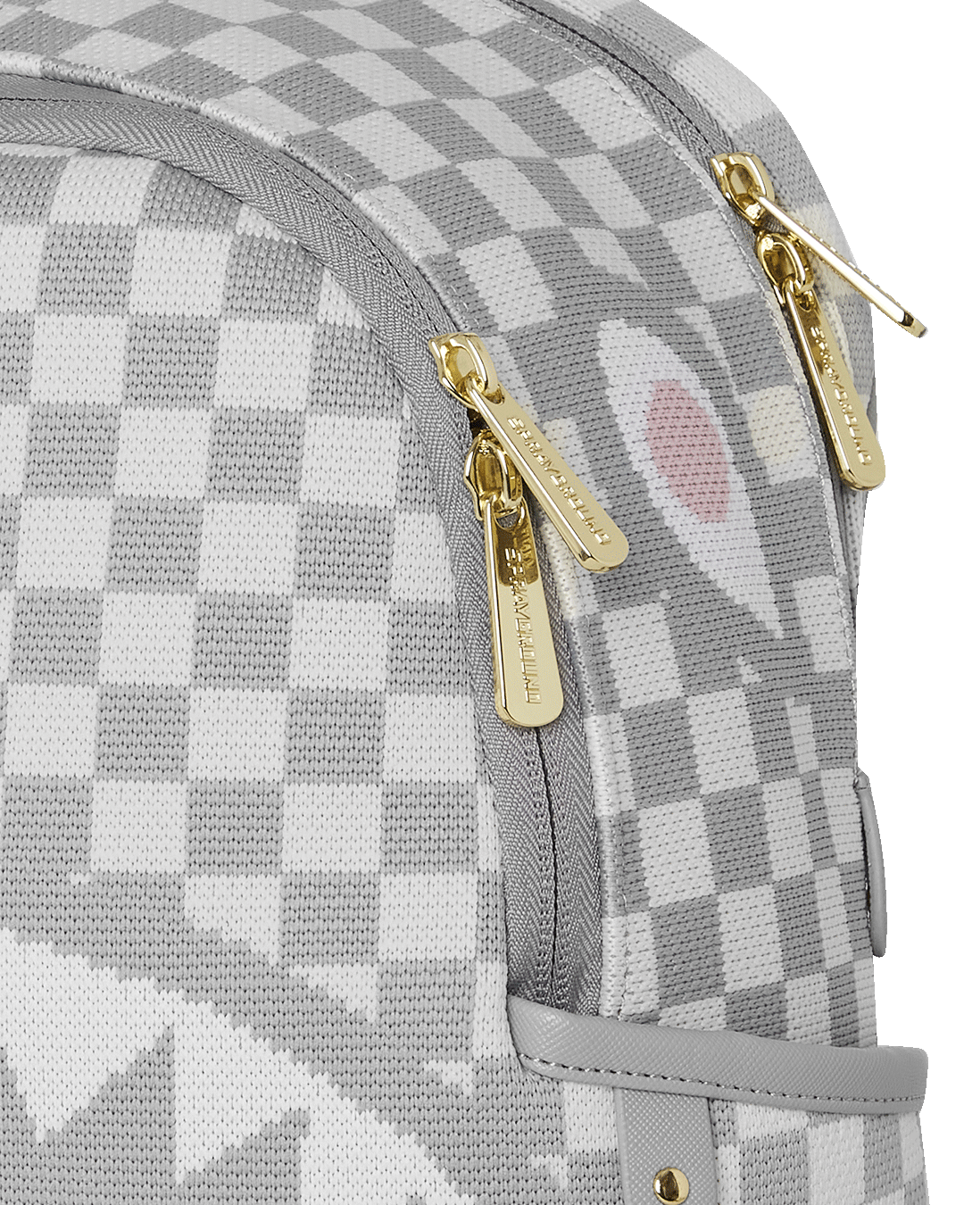 SPRAYGROUND KNIT SHARKS IN PARIS IN CREAM SAVAGE BACKPACK