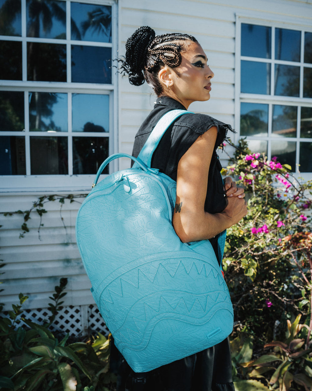 SPRAYGROUND AQUA NOIR BACKPACK