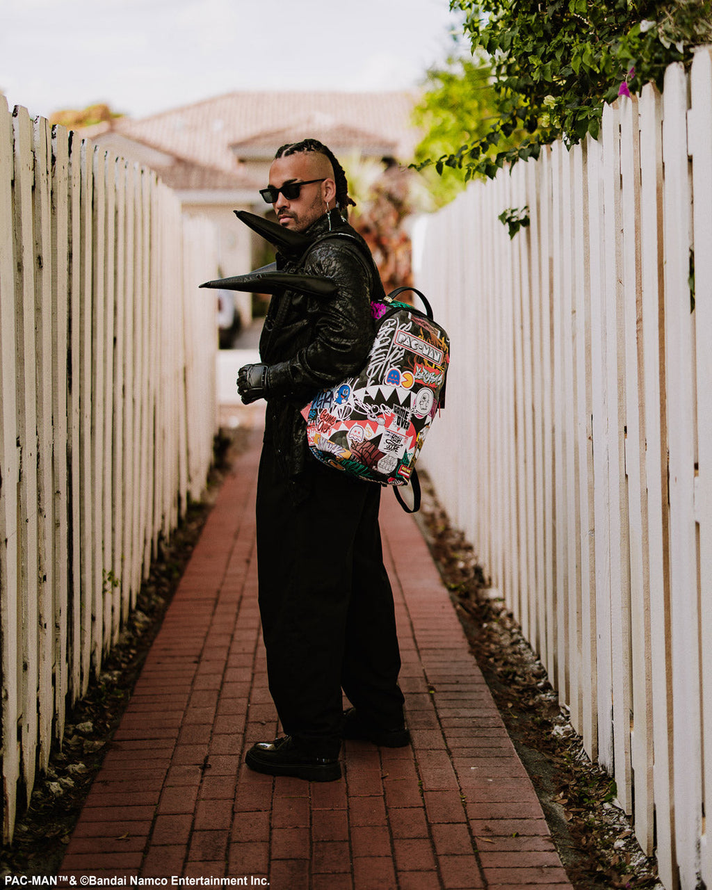 SPRAYGROUND PACMAN LEVELED-UP ART BACKPACK