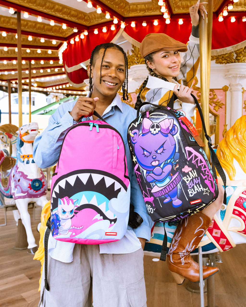 SPRAYGROUND GUMMY GIRL BLAH BLAH BLAH DLXR BACKPACK
