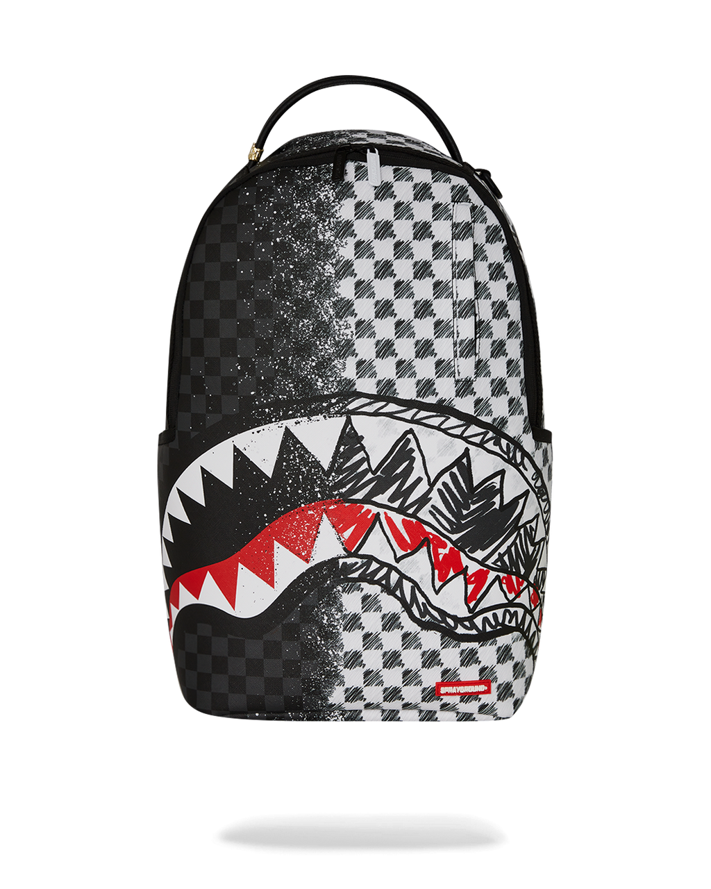 SPRAYGROUND SCRIBBLE DRIBBLE CHECK BACKPACK