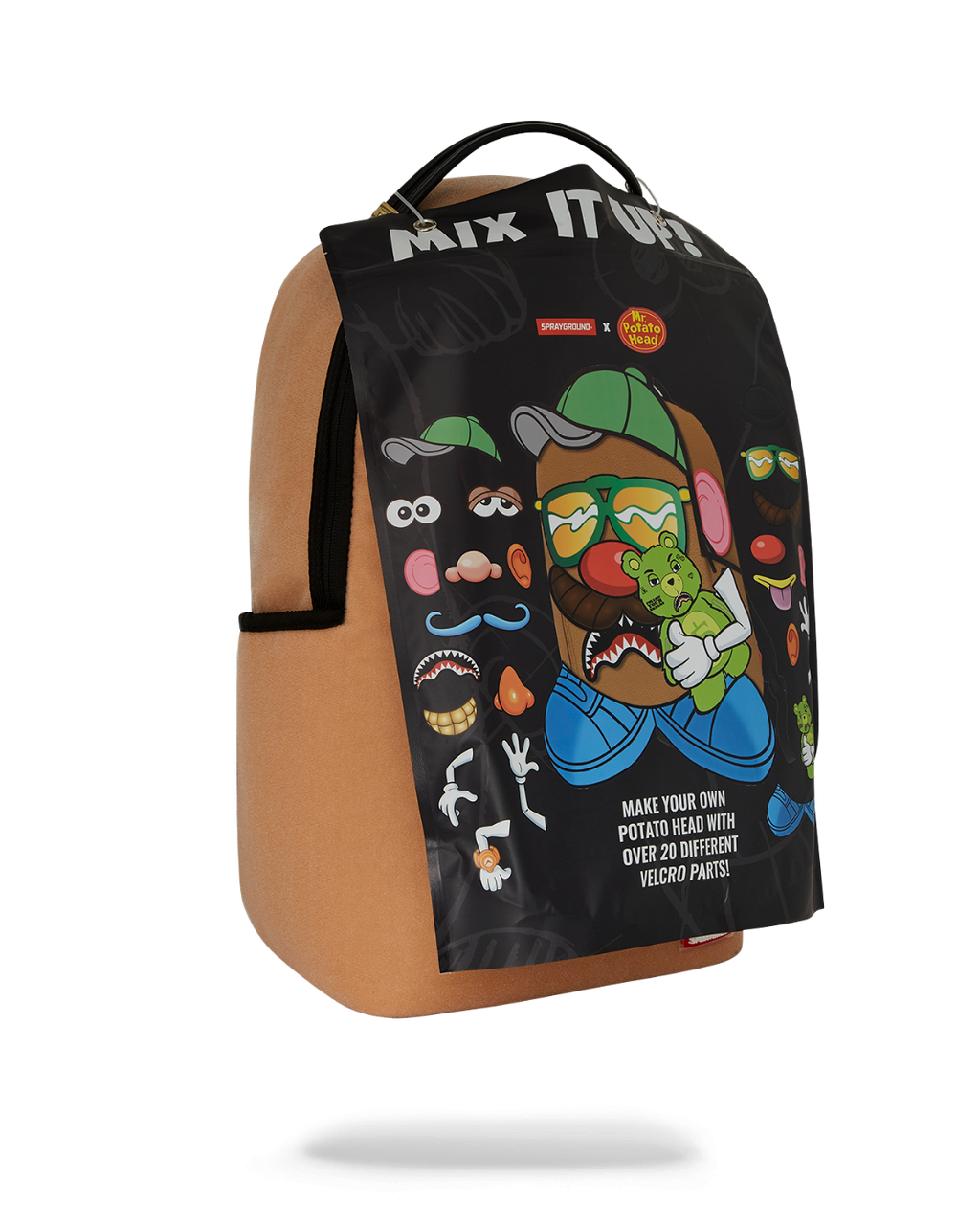 SPRAYGROUND MR. POTATO HEAD VELCRO PATCH MIX-IT-UP DLXSV BACKPACK