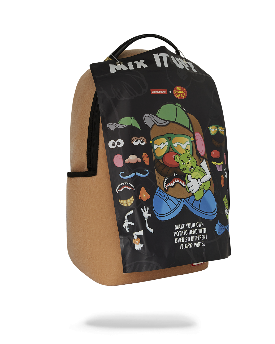 SPRAYGROUND MR. POTATO HEAD VELCRO PATCH MIX-IT-UP DLXSV BACKPACK