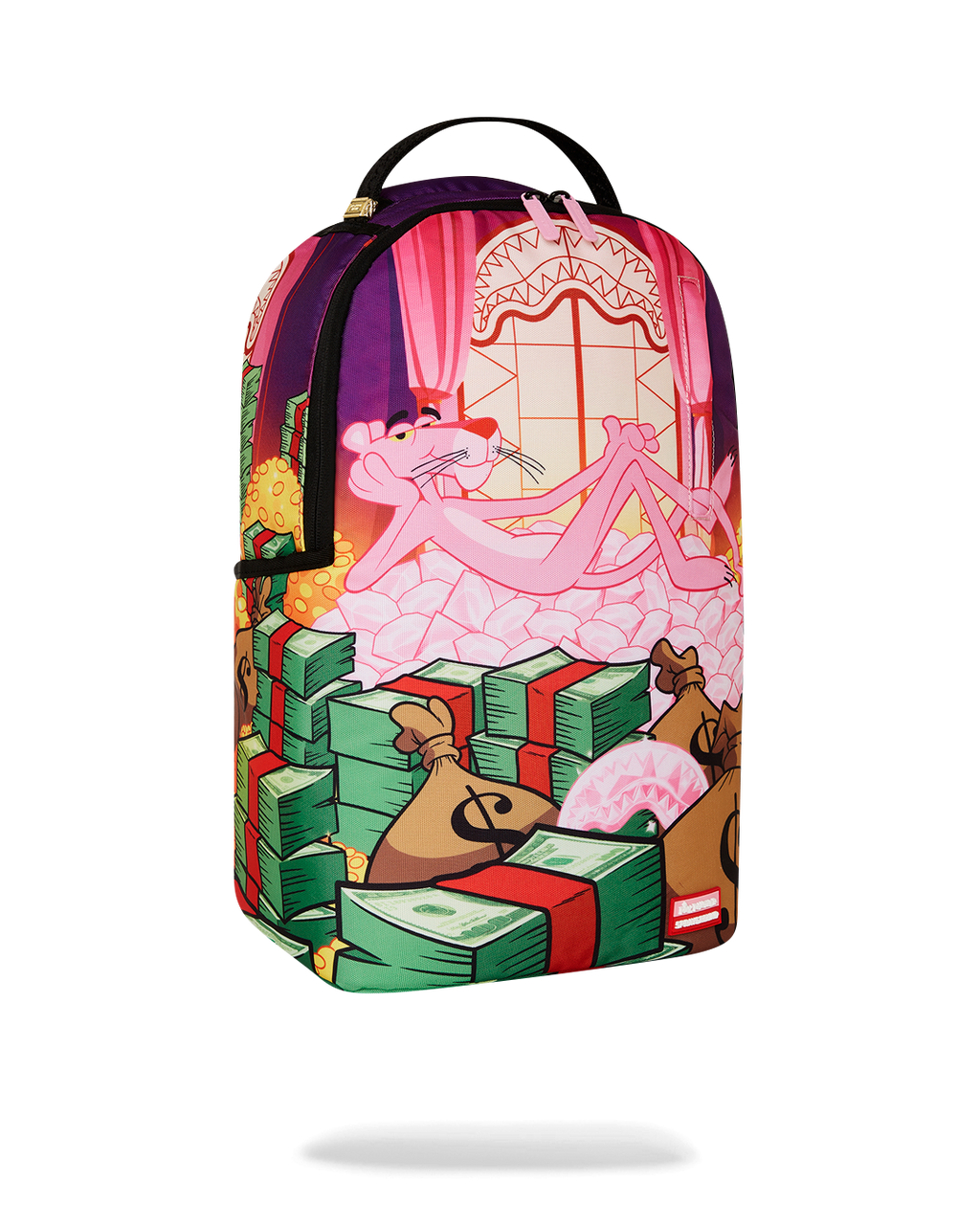 SPRAYGROUND PINK PANTHER FORTRESS OF MONEY-TUDE BACKPACK