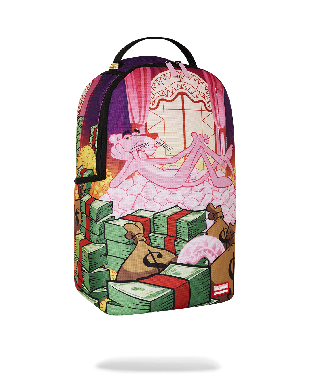 SPRAYGROUND PINK PANTHER FORTRESS OF MONEY-TUDE BACKPACK