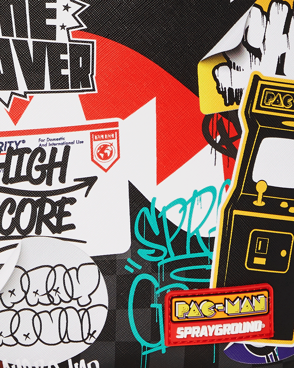 SPRAYGROUND PACMAN LEVELED-UP ART BACKPACK