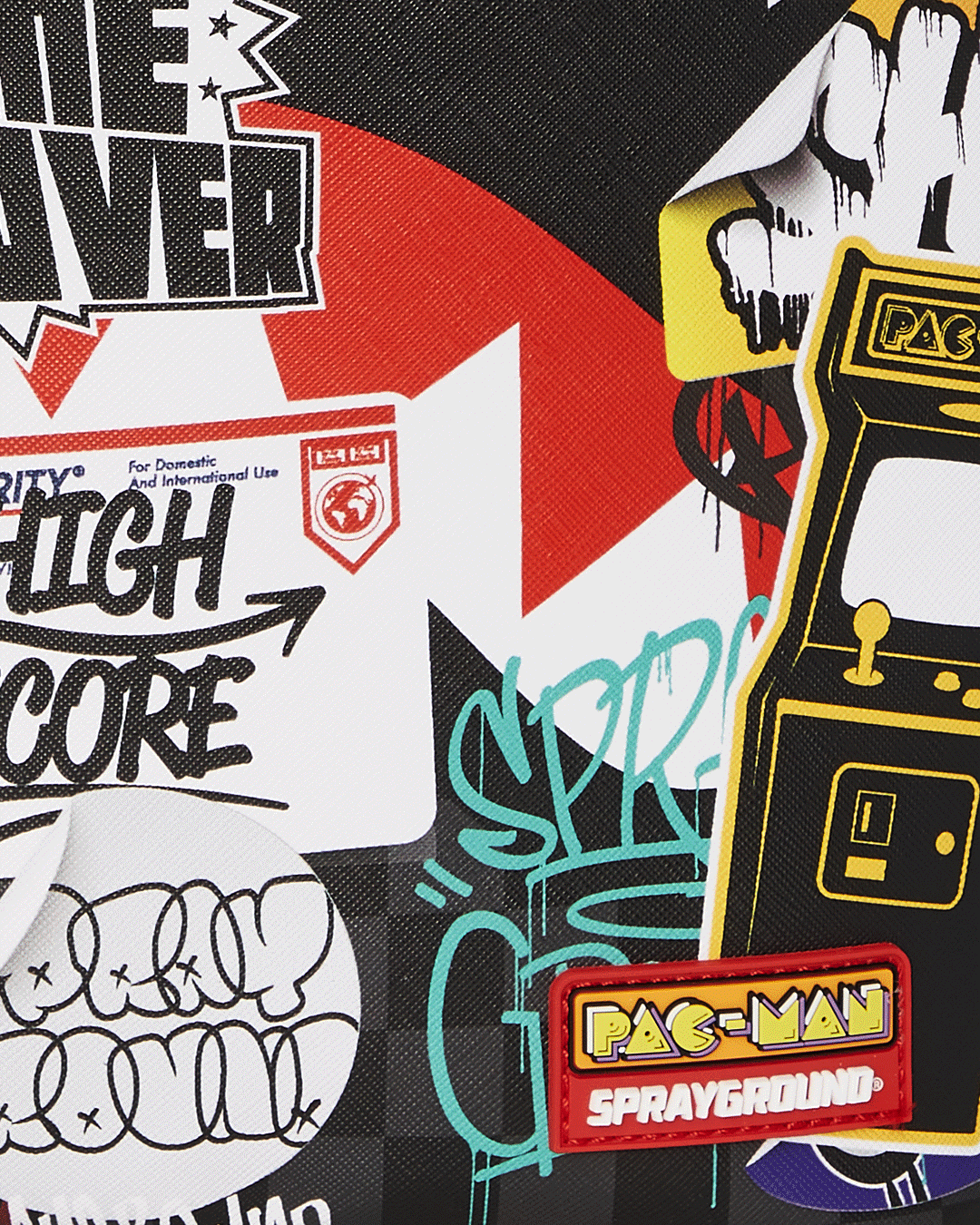 SPRAYGROUND PACMAN LEVELED-UP ART BACKPACK