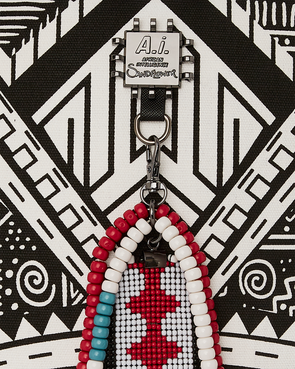 SPRAYGROUND A.I. AFRICAN INTELLIGENCE THE SKYHAWK BACKPACK - SANDFLOWER COLLAB