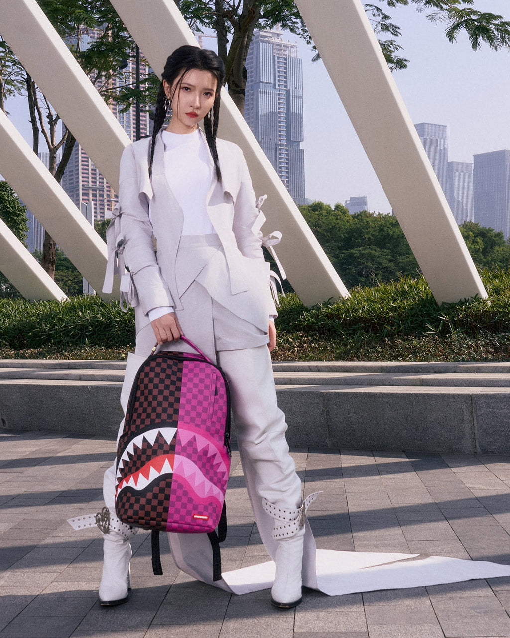 SPRAYGROUND DOUBLE TROUBLE EDITION BACKPACK