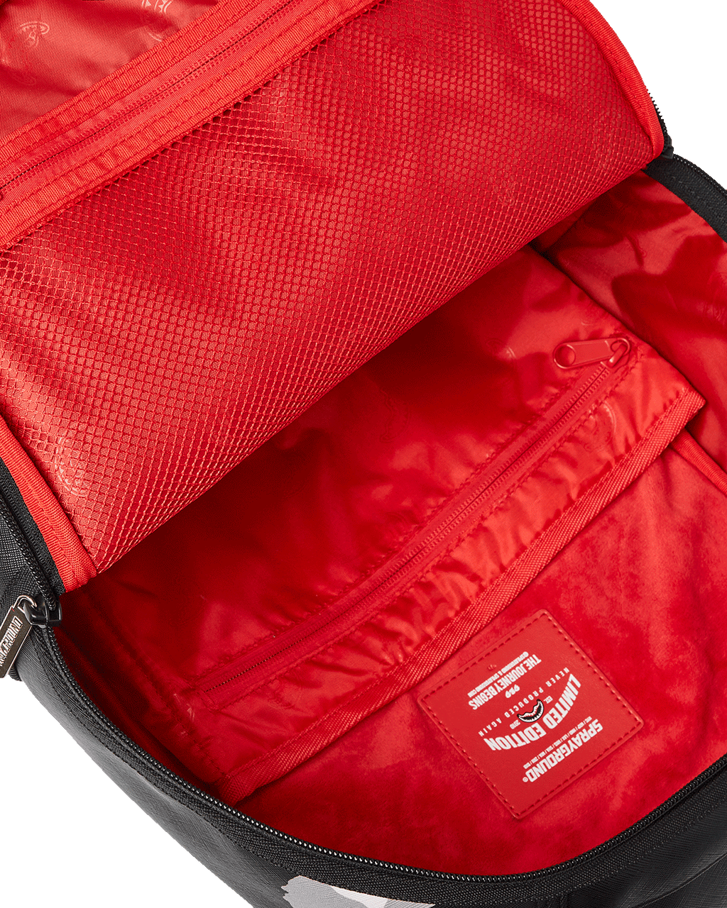SPRAYGROUND BAG ON BAG OPTICAL ILLUSION SHARKS IN PARIS BACKPACK