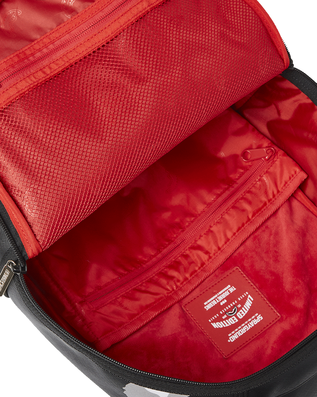 SPRAYGROUND BAG ON BAG OPTICAL ILLUSION SHARKS IN PARIS BACKPACK