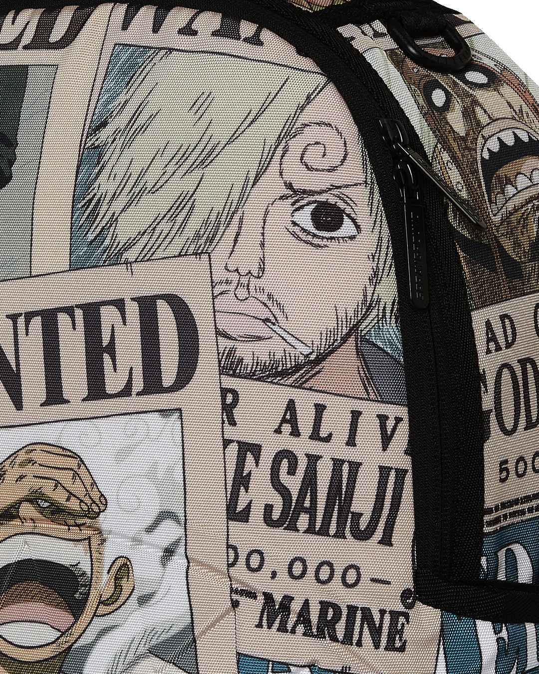 SPRAYGROUND ONE PIECE WANTED SHARK POSTERS BACKPACK