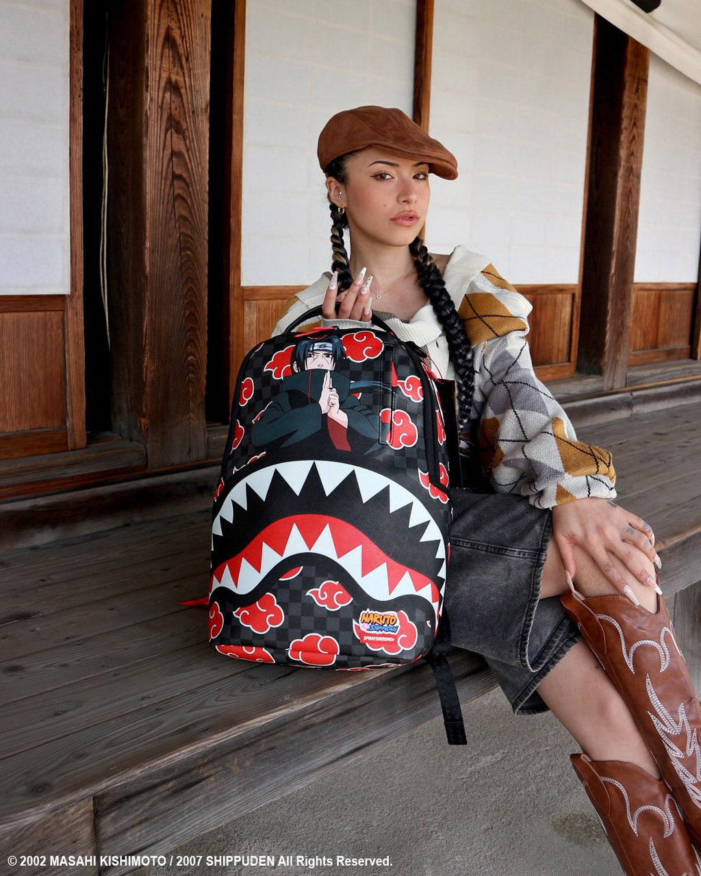 SPRAYGROUND NARUTO ITACHI ON CLOUDS DLXSV BACKPACK