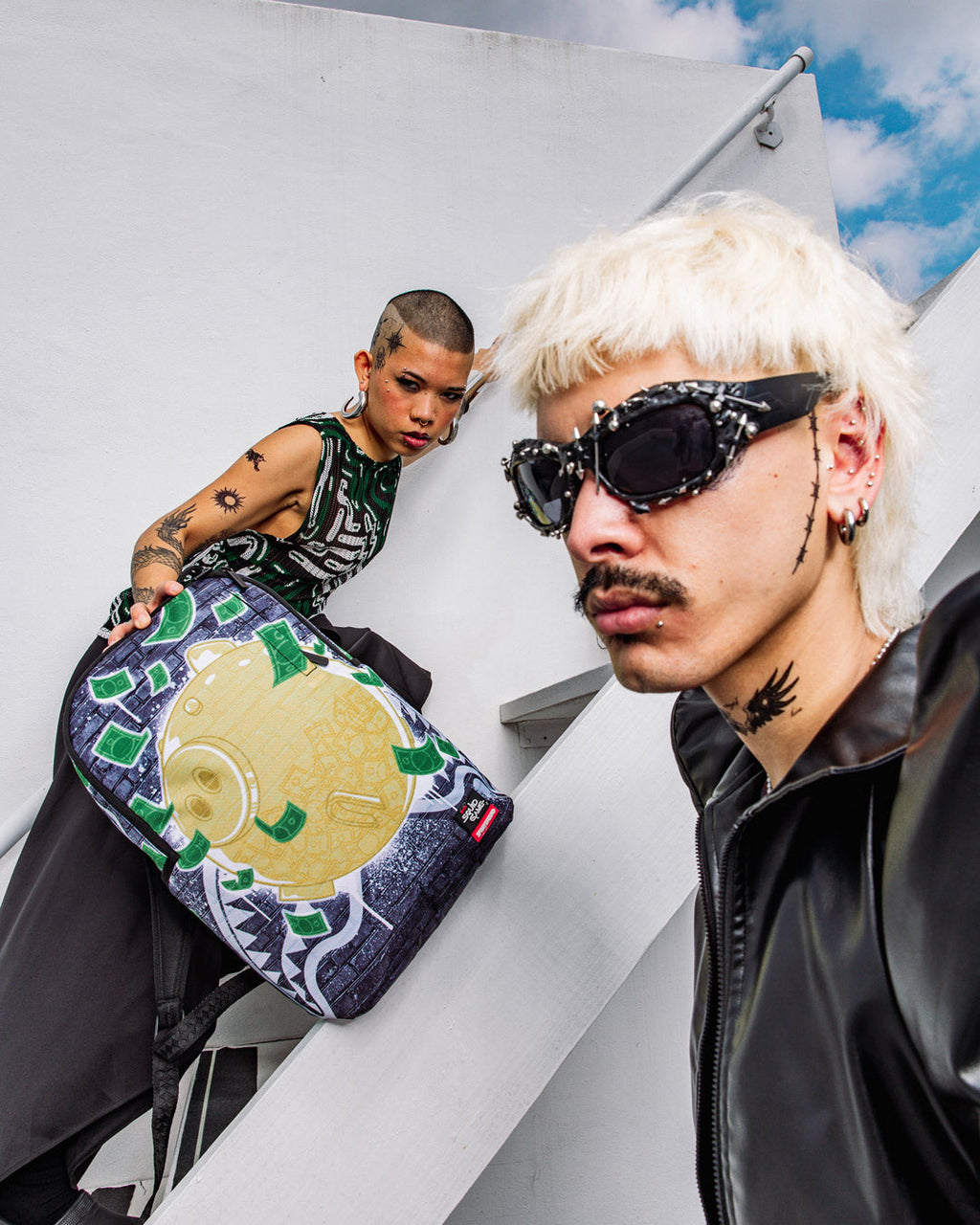 SPRAYGROUND SQUID GAME COLLAB BIG STACKS BACKPACK