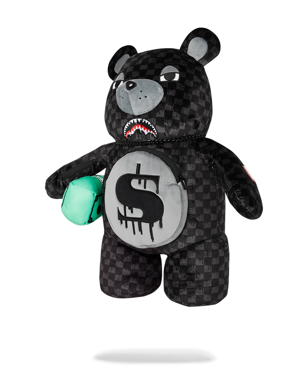 SPRAYGROUND SHARKS IN PARIS THUNDERDRIP MONEYBEAR TEDDYBEAR BACKPACK