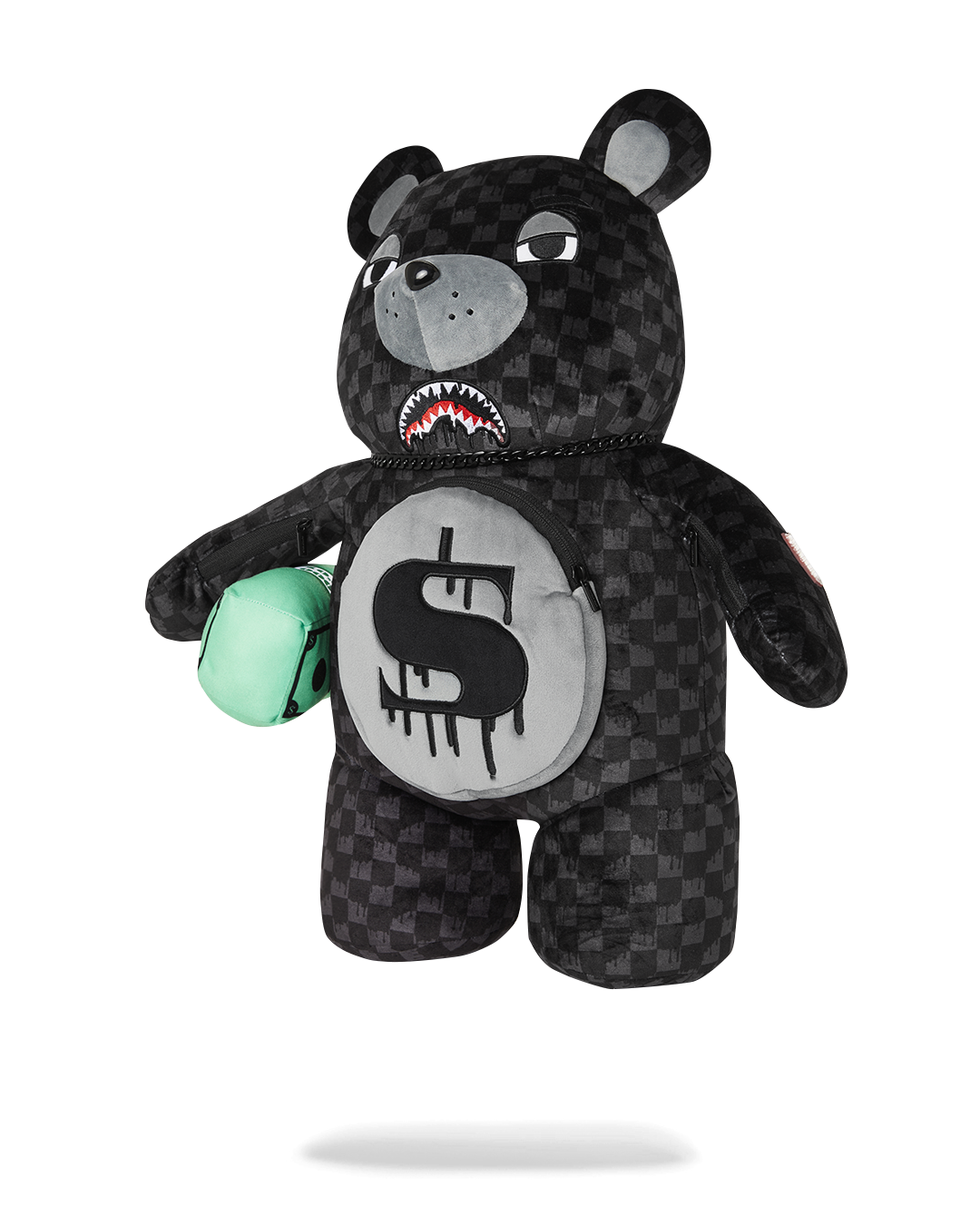 SPRAYGROUND SHARKS IN PARIS THUNDERDRIP MONEYBEAR TEDDYBEAR BACKPACK