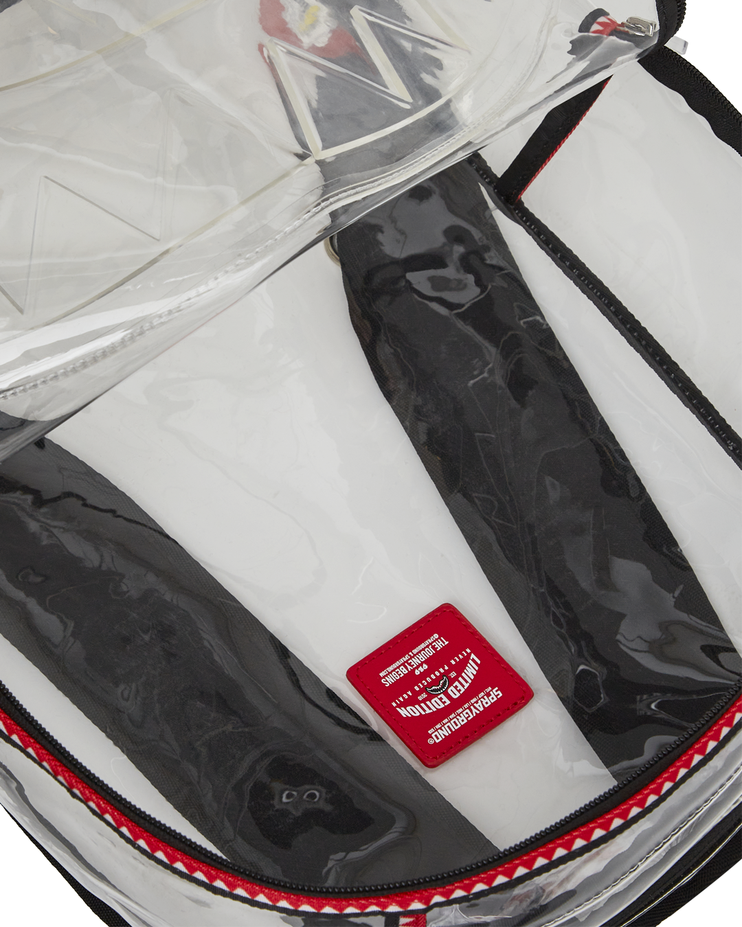 SPRAYGROUND 100% CLEAR BACKPACK SHARK