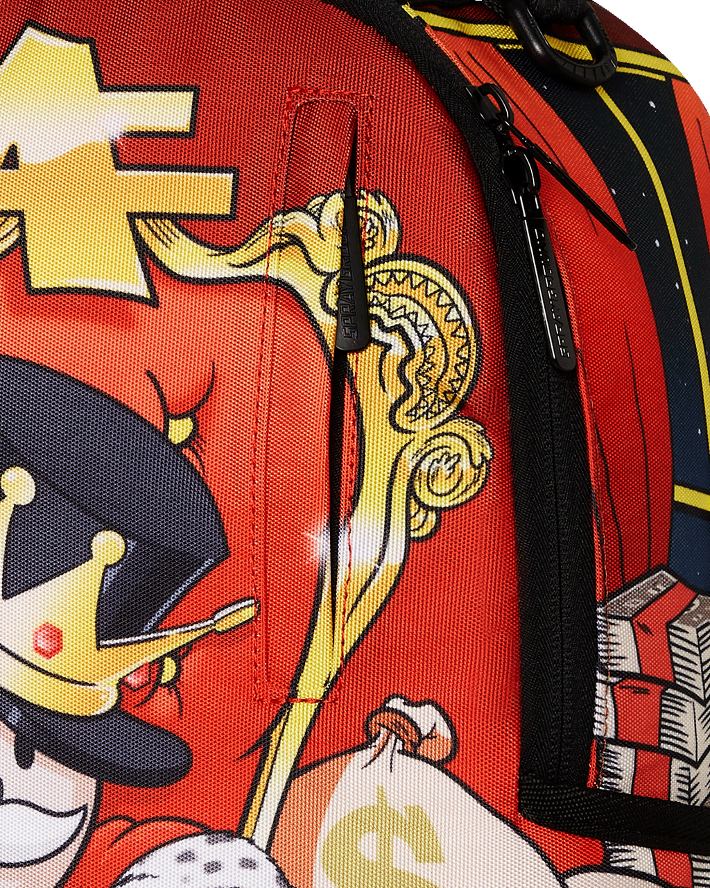 SPRAYGROUND MONOPOLY GOLD EMPIRE THRONE BACKPACK