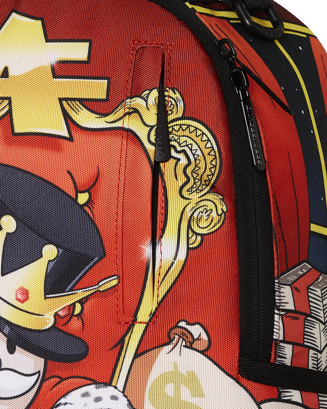 SPRAYGROUND MONOPOLY GOLD EMPIRE THRONE BACKPACK