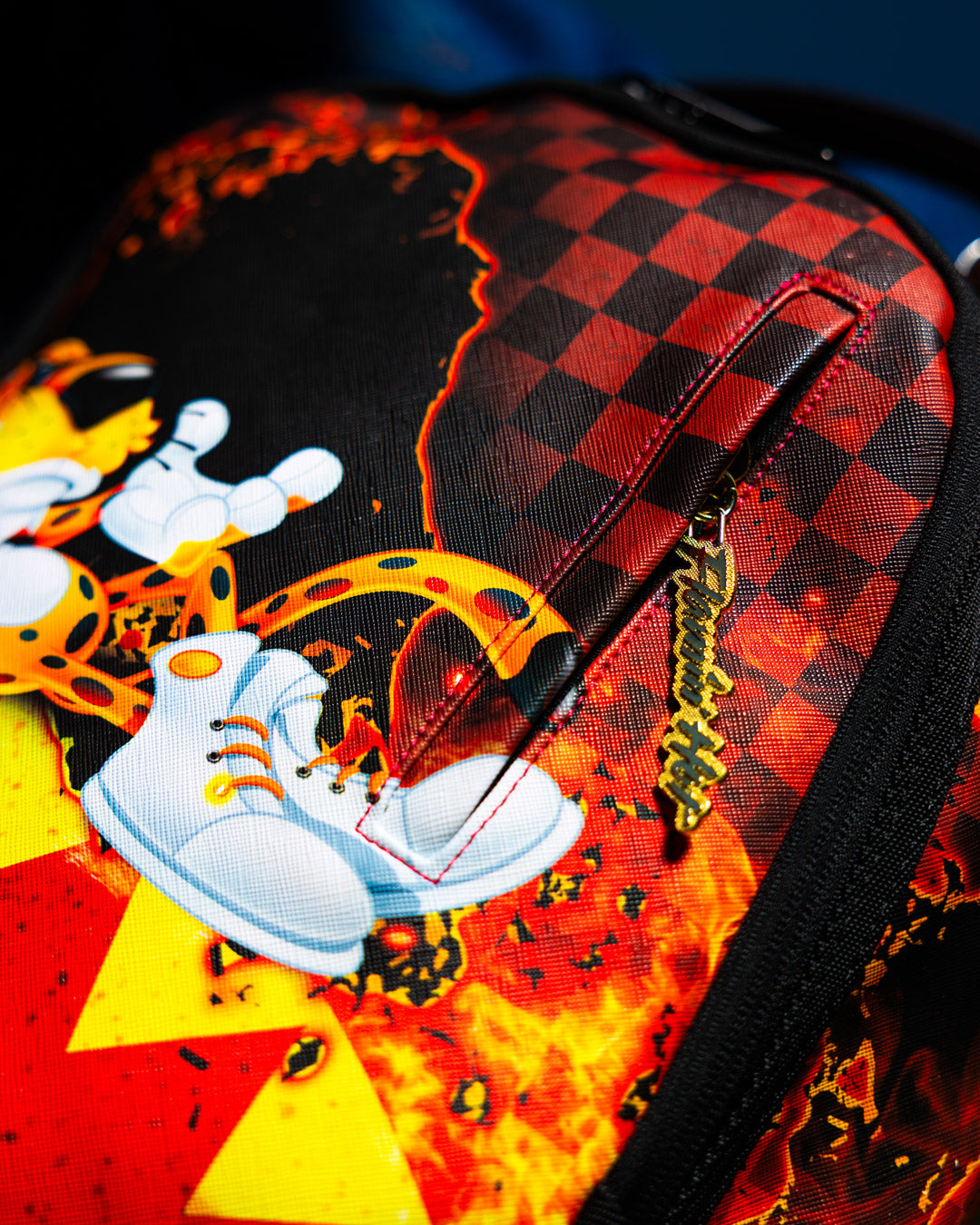 SPRAYGROUND CHEETOS TOO HOT TO HANDLE BACKPACK
