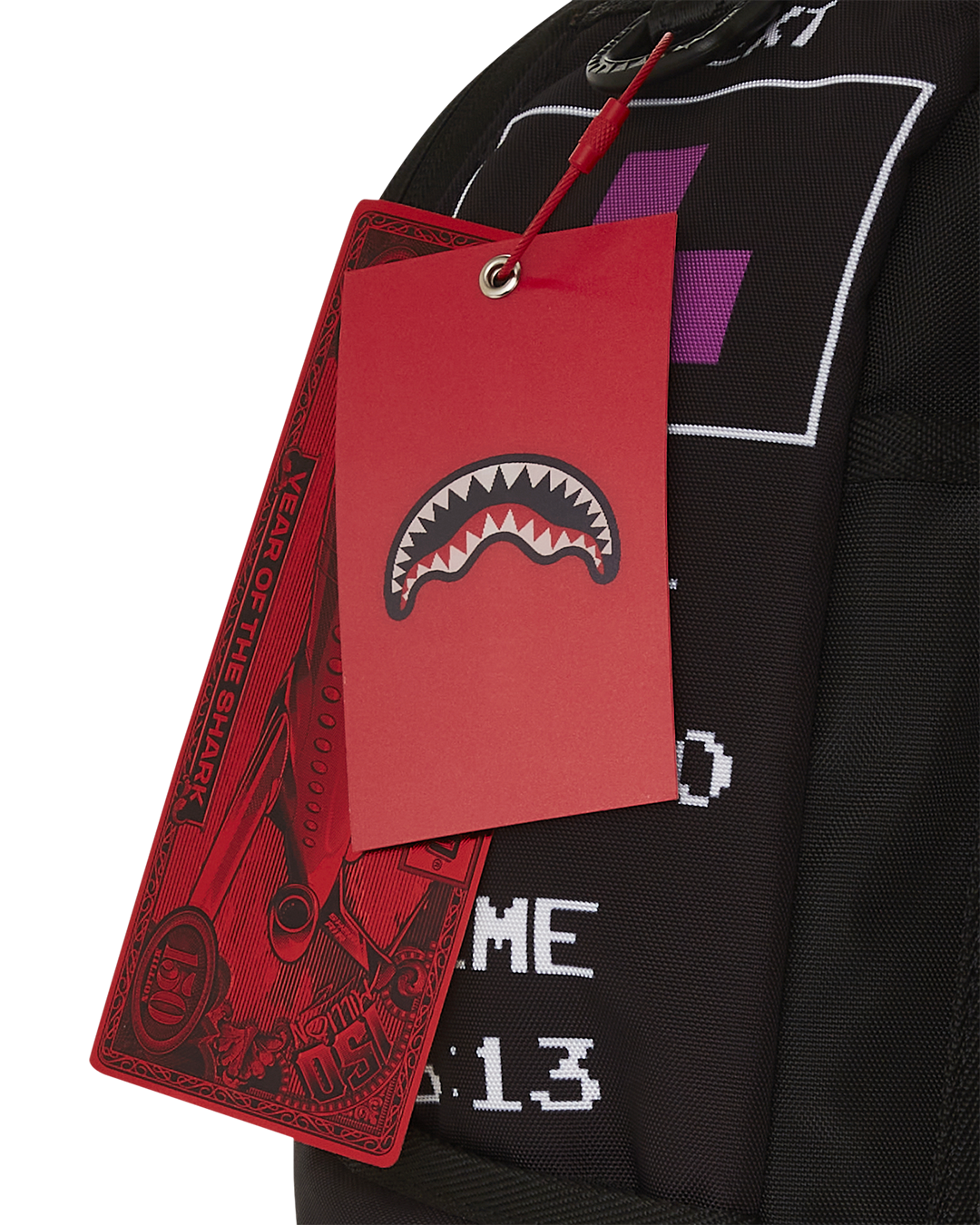 SPRAYGROUND TETRIS WITH DIABLO AND MONEY BEAR BACKPACK