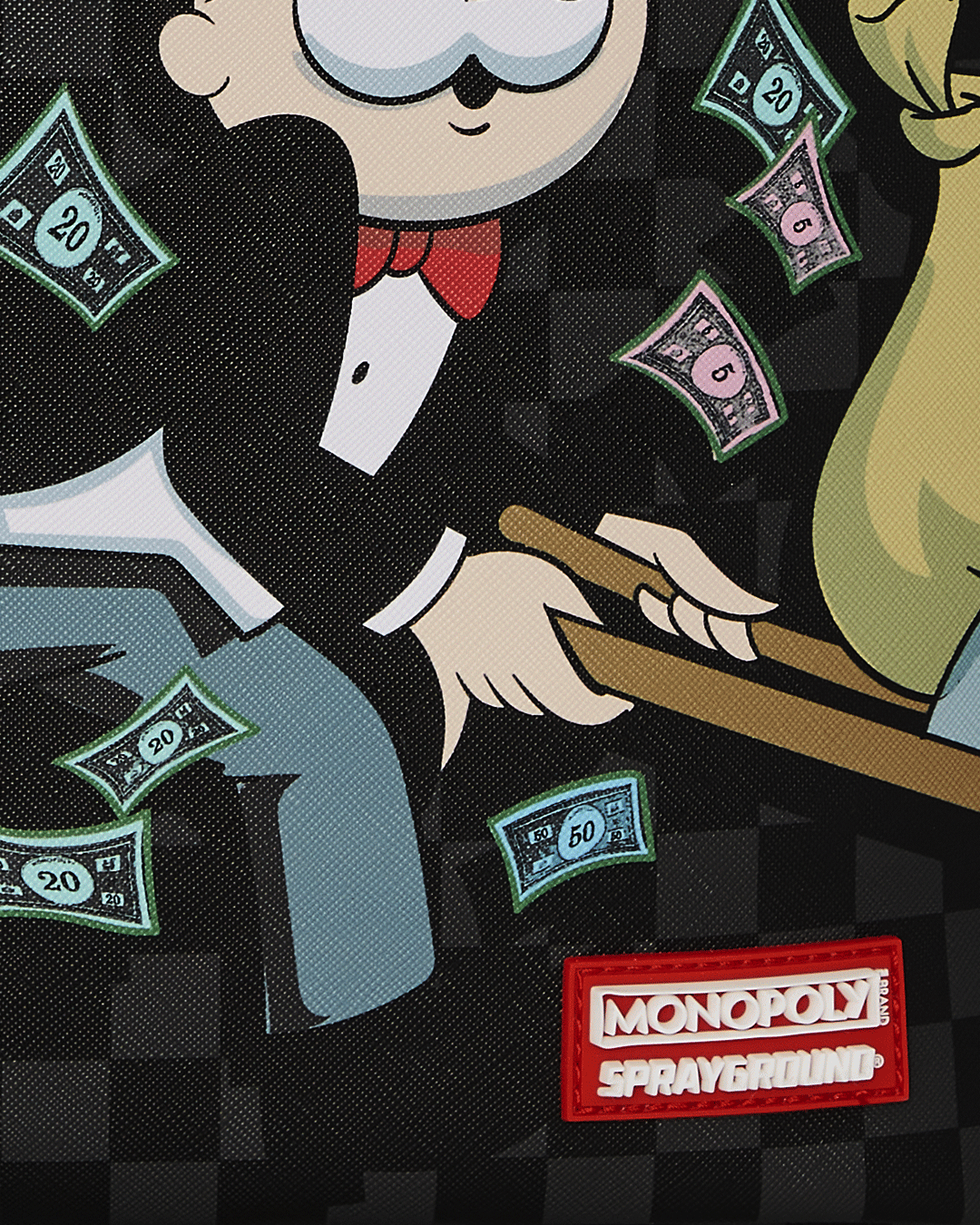 SPRAYGROUND MONOPOLY WHEEL BARREL BACKPACK