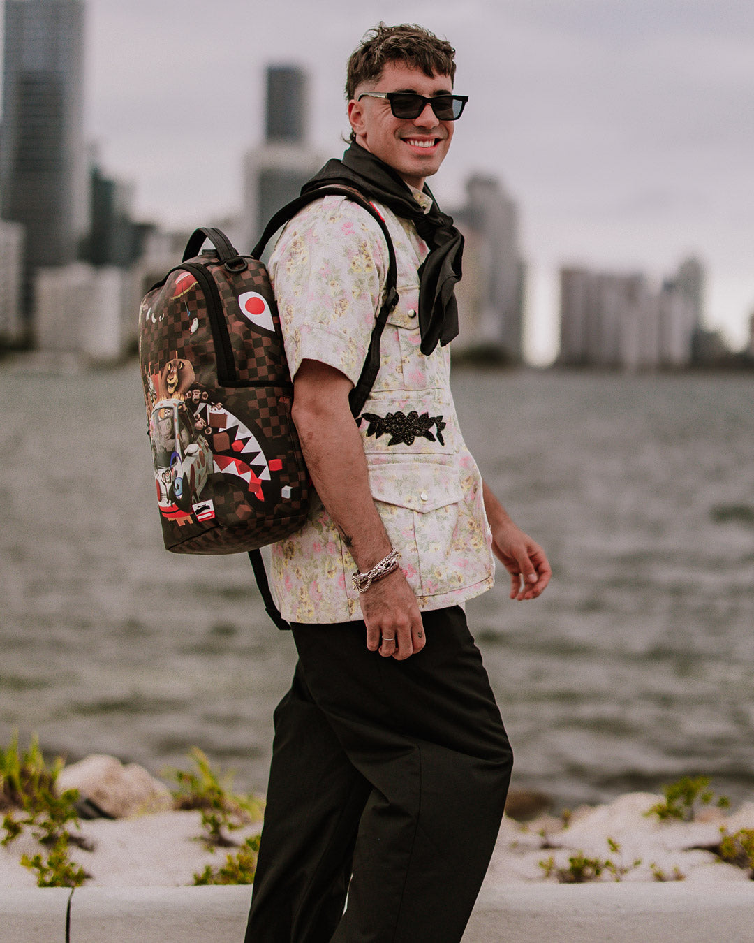 SPRAYGROUND MADAGASCAR ROLLIN THRU DLXSV BACKPACK