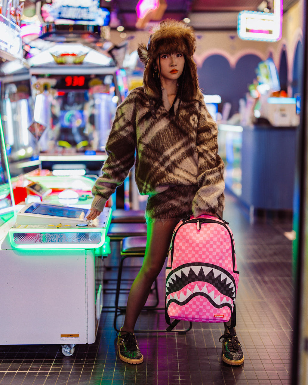 SPRAYGROUND PINK PARADISE DLXSV BACKPACK