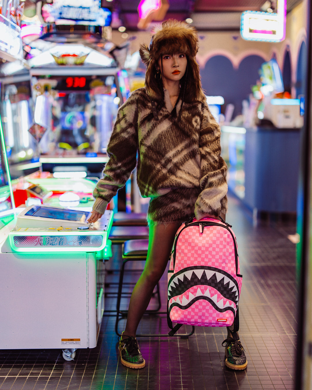 SPRAYGROUND PINK PARADISE DLXSV BACKPACK