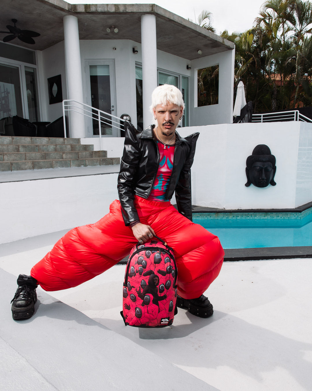 SPRAYGROUND SQUID GAME COLLAB FRONT MAN CREW BACKPACK