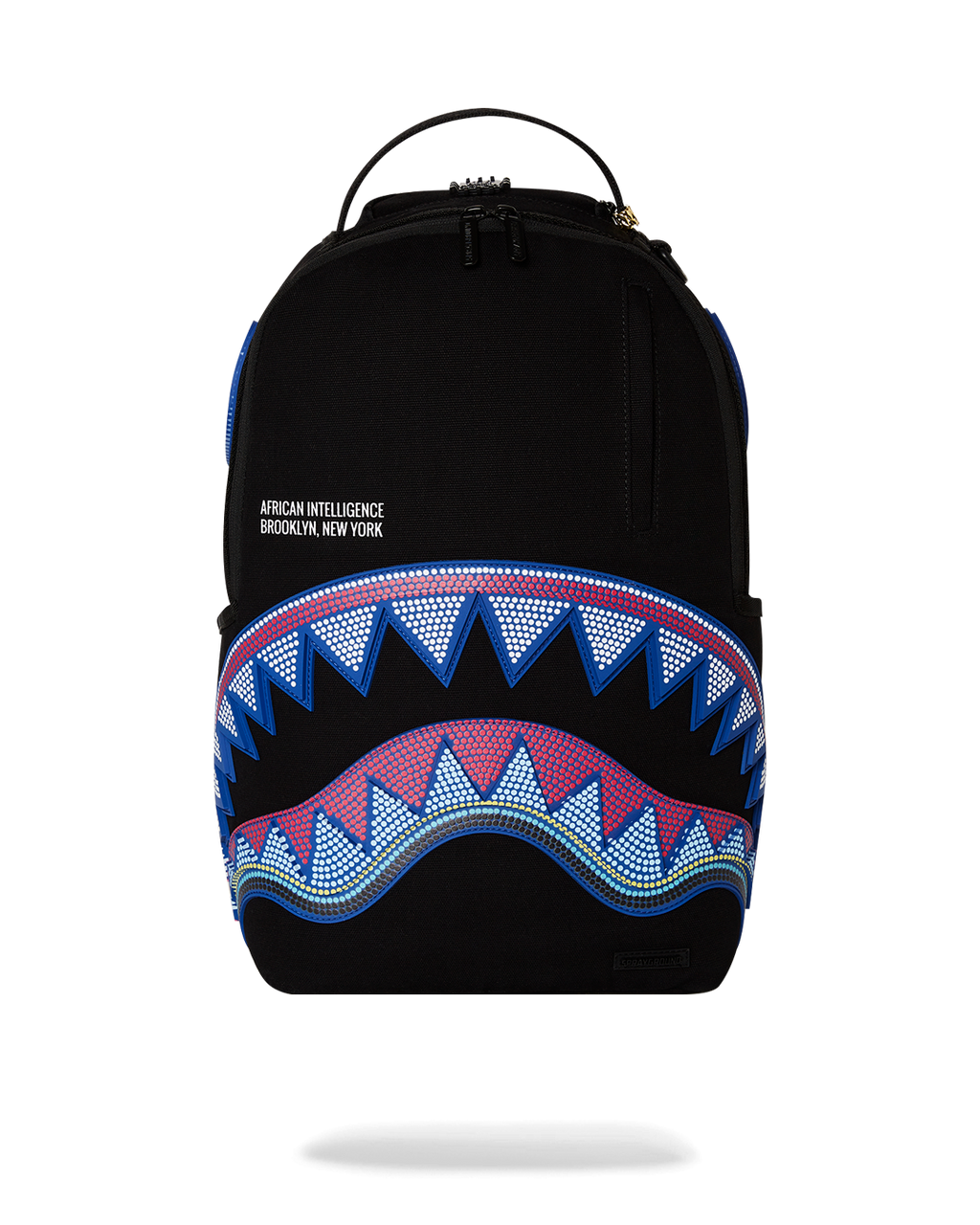 SPRAYGROUND A.I. AFRICAN INTELLIGENCE BORN AND RAISED BACKPACK - SANDFLOWER COLLAB