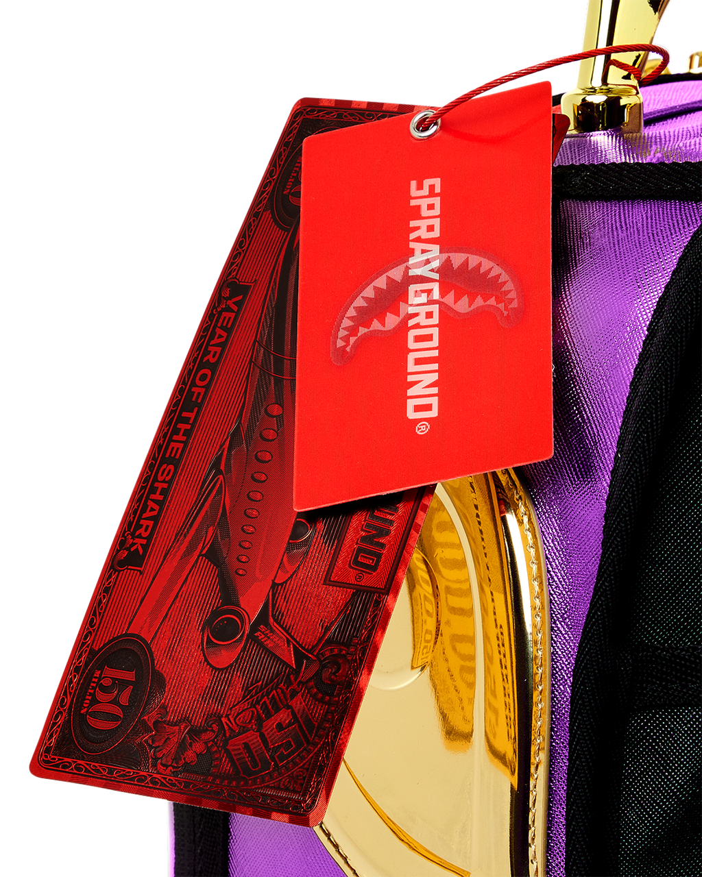 SPRAYGROUND SHARKS OF THE GOLD OCEAN BACKPACK