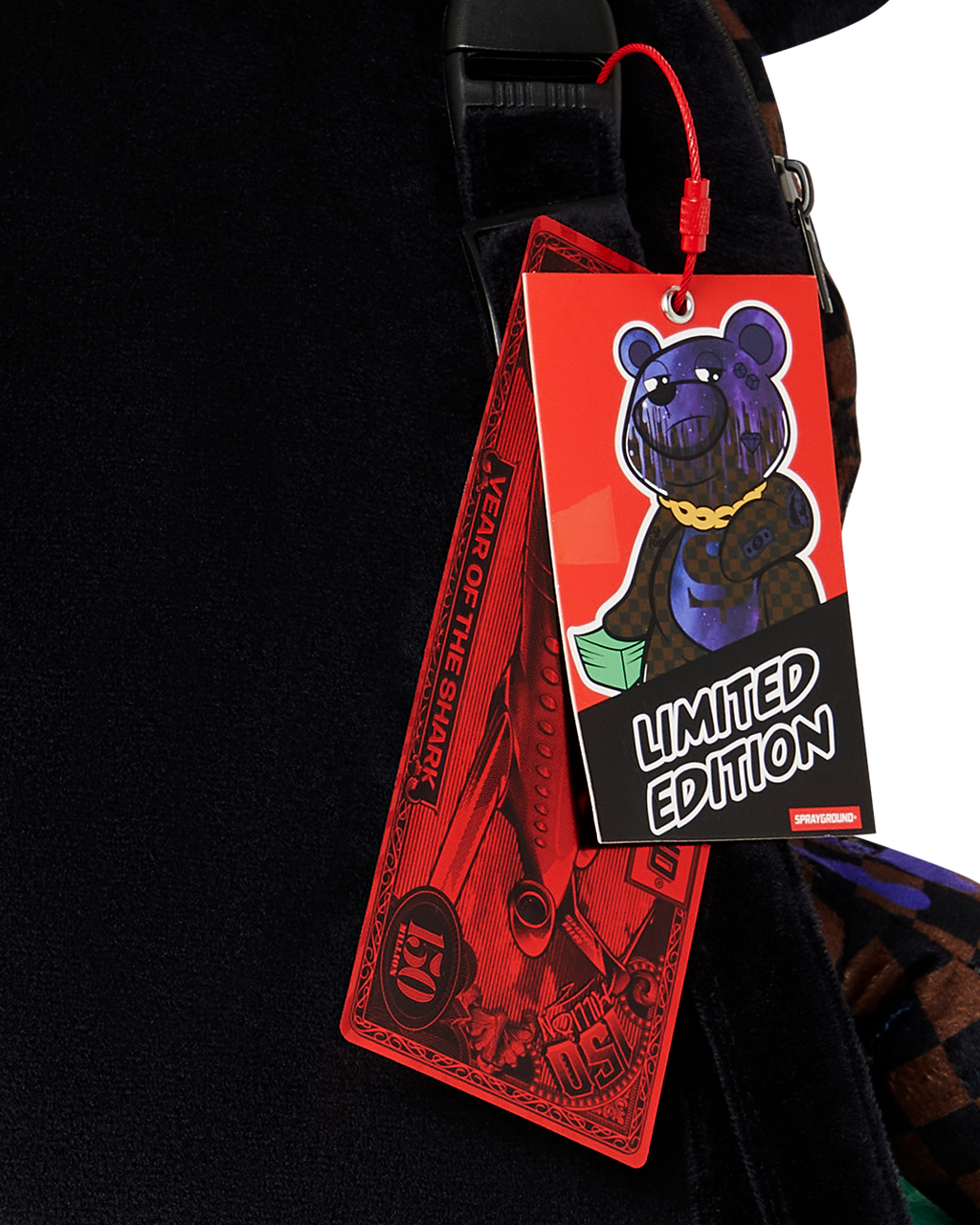 SPRAYGROUND CHAMPION OF THE GALAXY MONEYBEAR BACKPACK