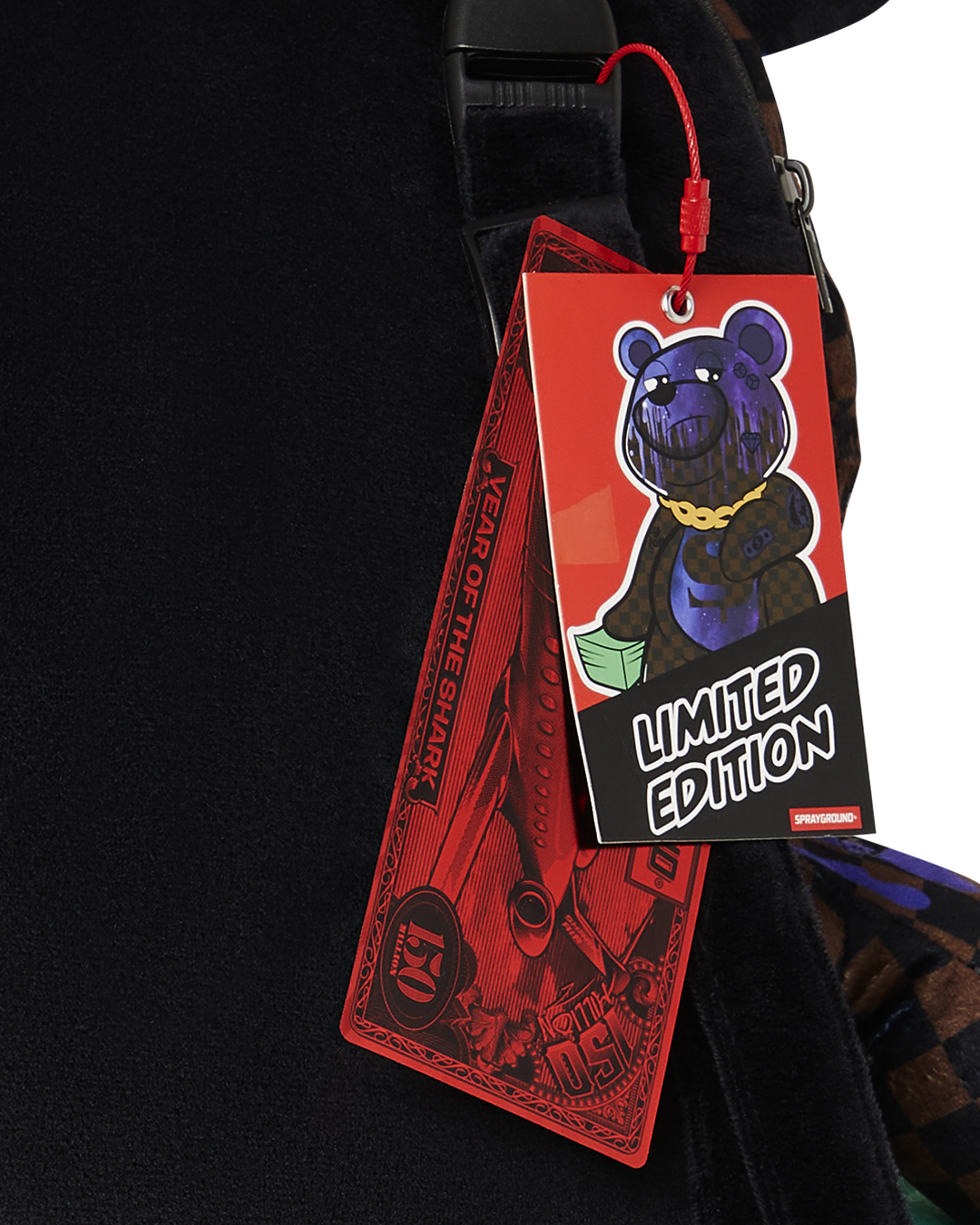 SPRAYGROUND CHAMPION OF THE GALAXY MONEYBEAR BACKPACK