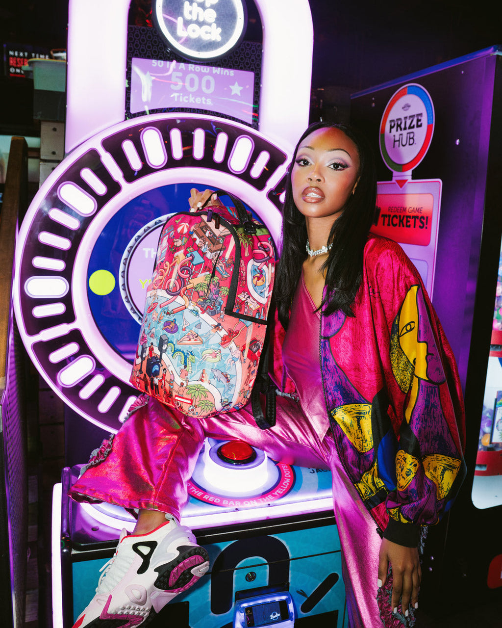 SPRAYGROUND LIFE OF THE PARTY DLXR BACKPACK
