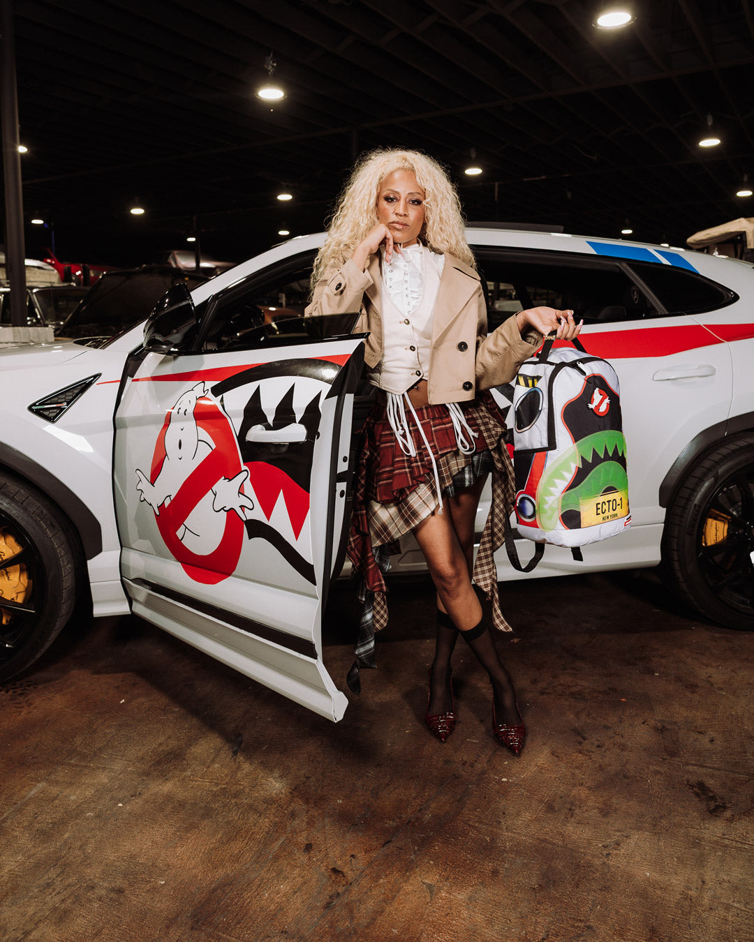 SPRAYGROUND GHOSTBUSTERS ECTO-SHARK BACKPACK