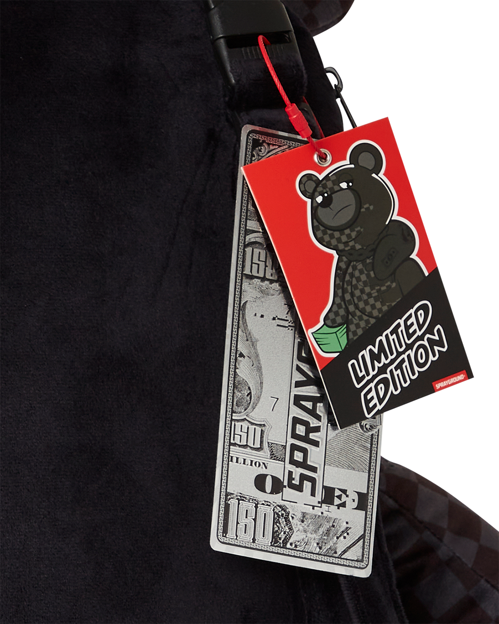 SPRAYGROUND SPEED SHARK SIDE SWIPE MONEYBEAR TEDDY BEAR BACKPACK