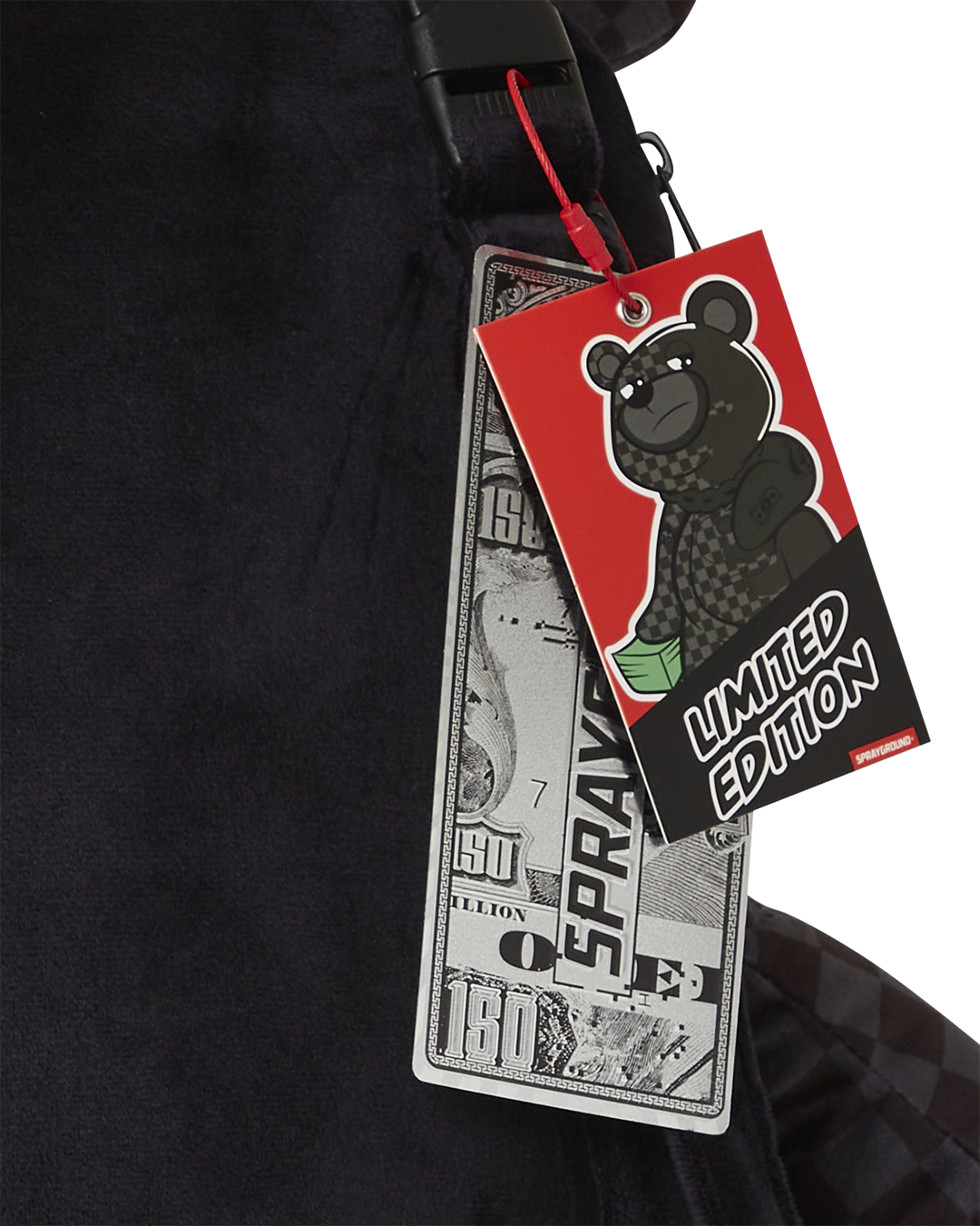 SPRAYGROUND SPEED SHARK SIDE SWIPE MONEYBEAR TEDDY BEAR BACKPACK