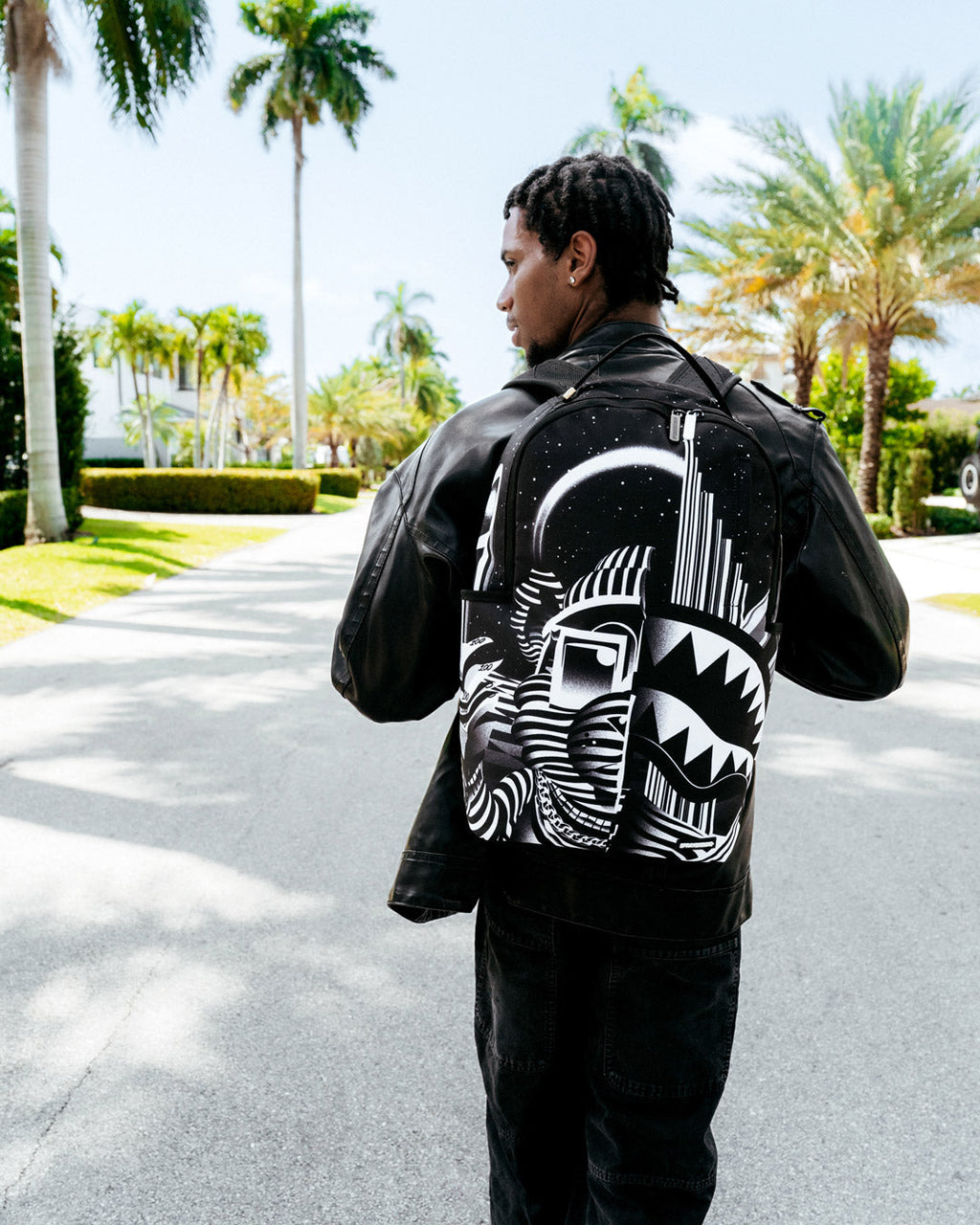 SPRAYGROUND PARALLEL UNIVERSE BEAR SHARK DLXR BACKPACK
