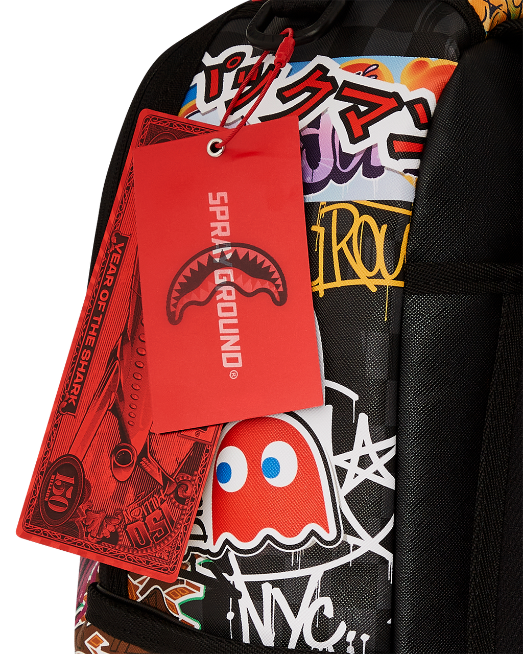SPRAYGROUND PACMAN LEVELED-UP ART BACKPACK