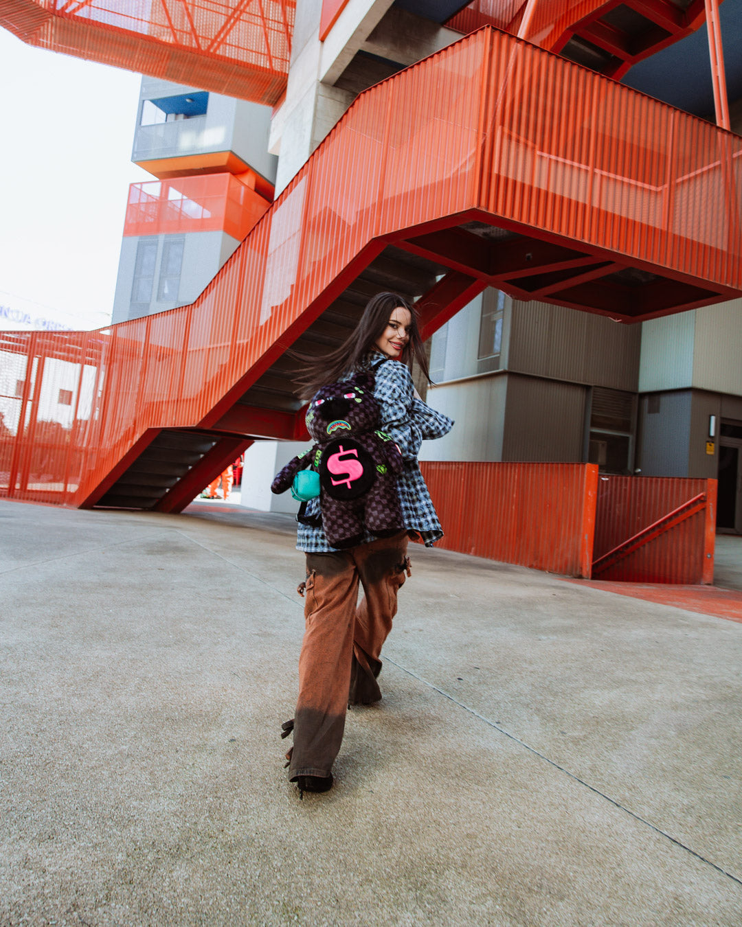 SPRAYGROUND SLIME TAKEOVER MONEYBEAR BACKPACK
