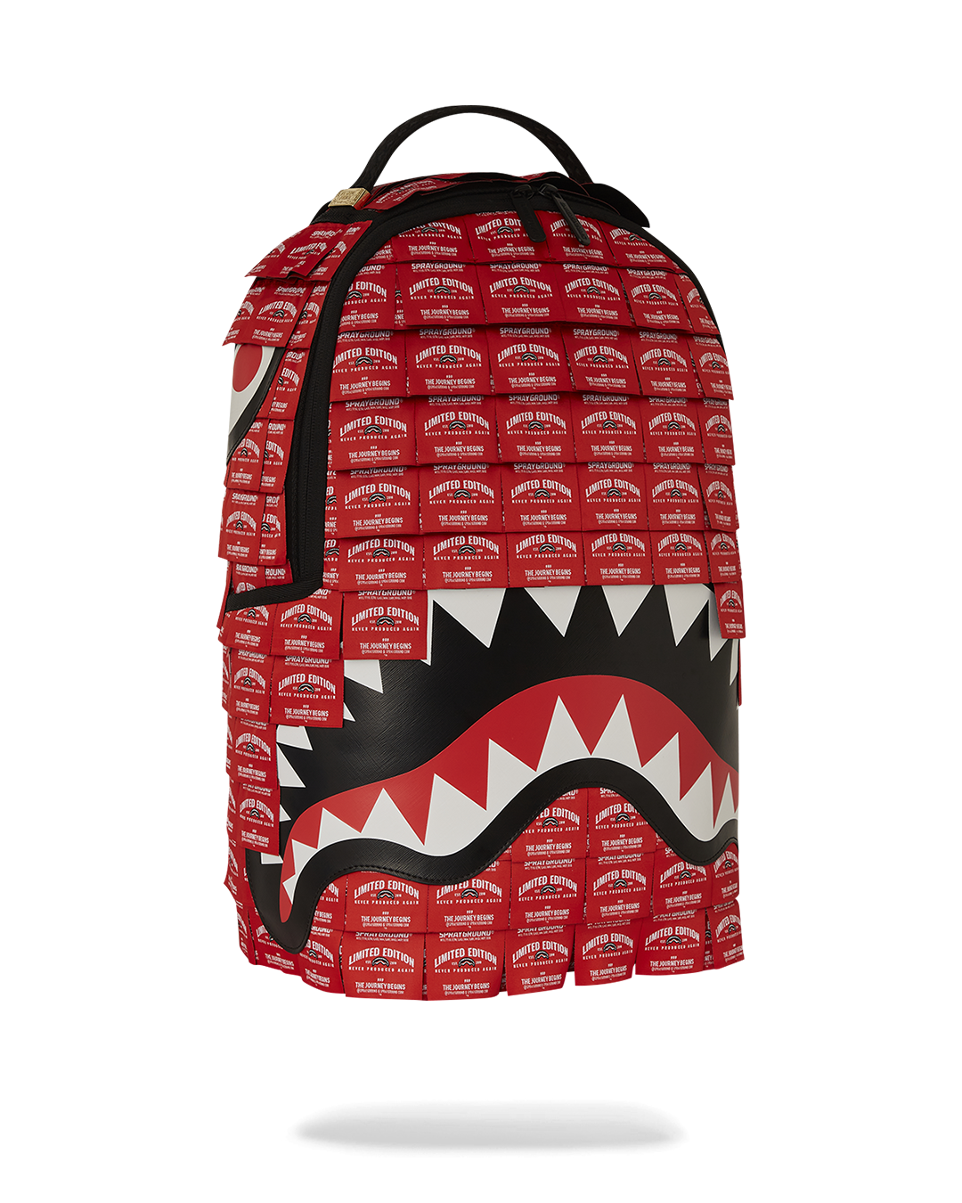SPRAYGROUND MADE OF WOVEN LABELS SHARK BACKPACK