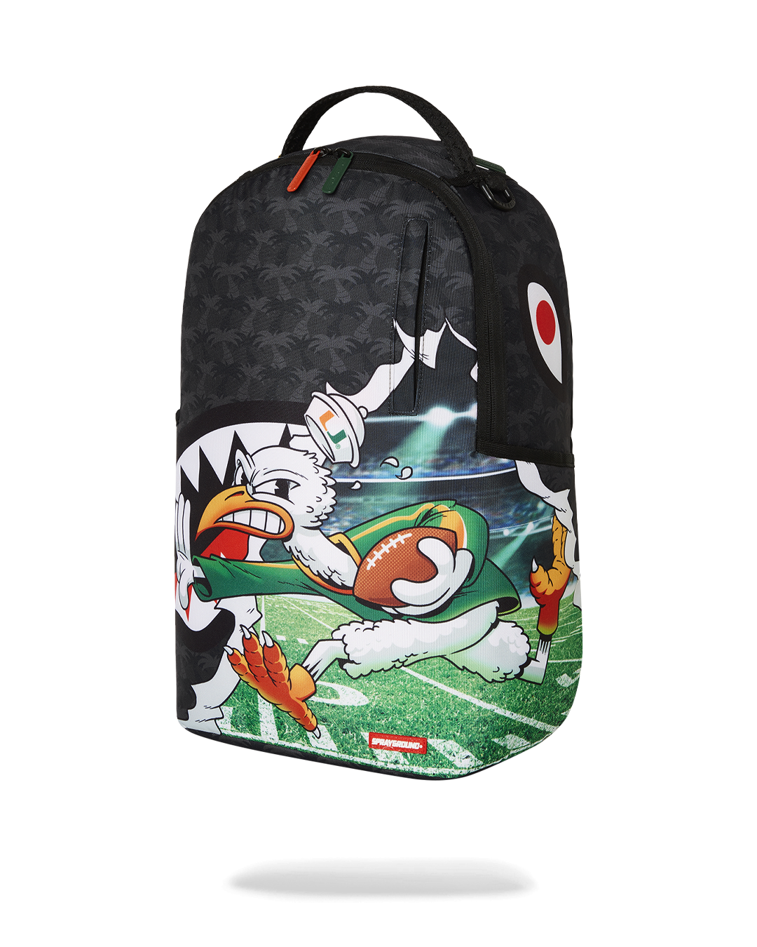 SPRAYGROUND UNIVERSITY OF MIAMI TOUCHDOWN BACKPACK