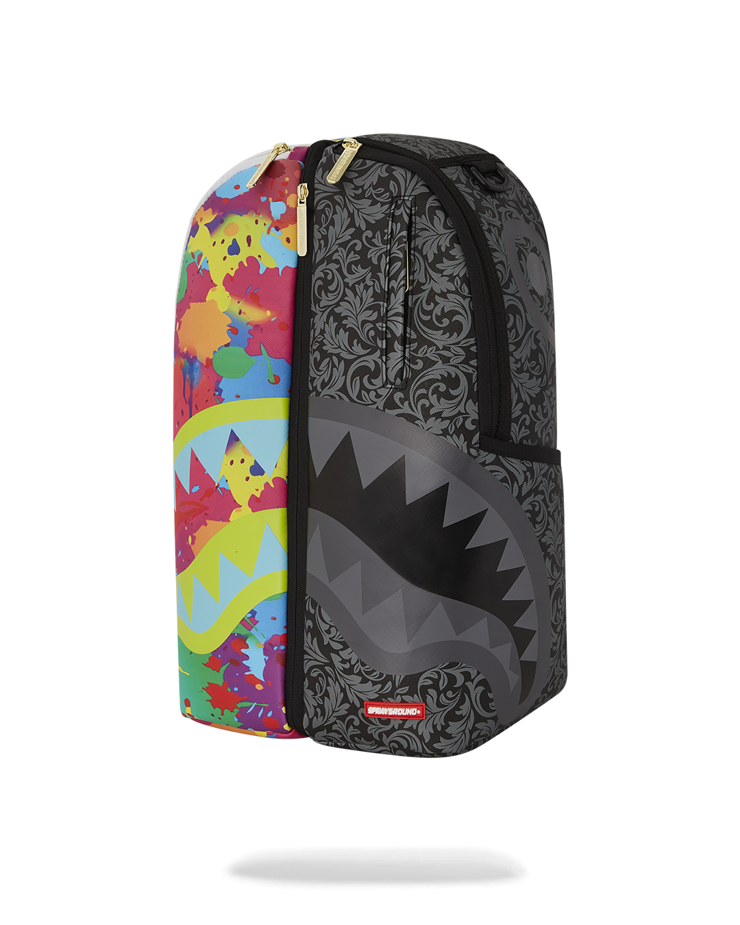 SPRAYGROUND TWINS CHAOS SPLIT 2 BAGS BACKPACK