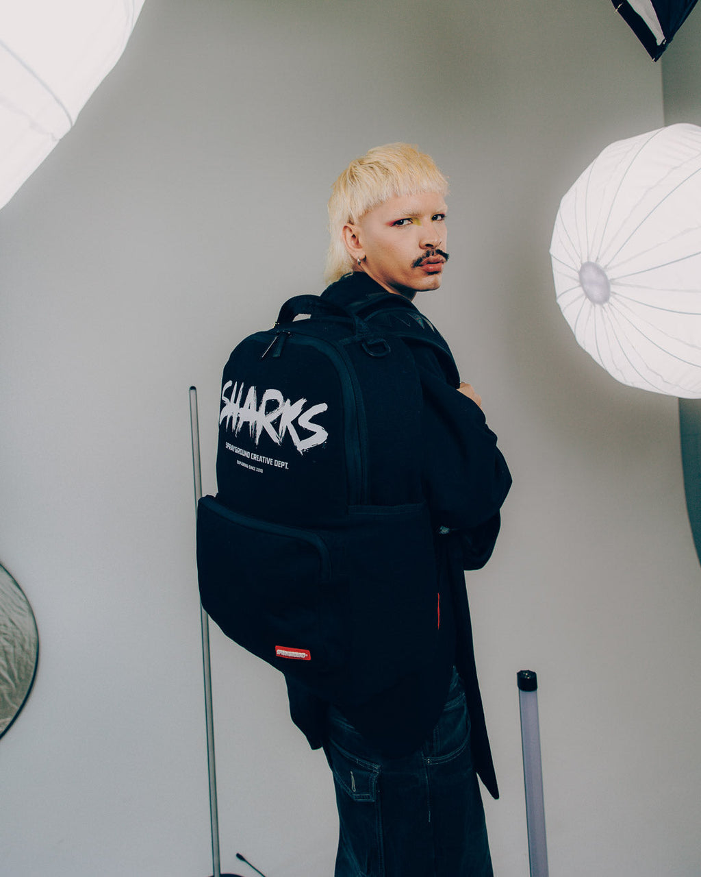 SPRAYGROUND SHARKS CREATIVE DEPT CARGO HERO BACKPACK